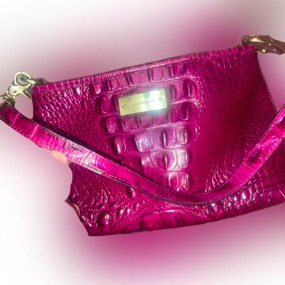 Brahmin anytime mini shoulder bag fuschia magenta ? - Picture 3 of 10